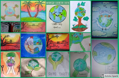 World Earth Day Drawings